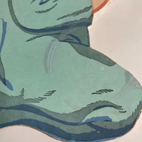 Praying Boy Angel Doves Vintage 50s The Dolly Toy Co Pressed Wood Hanging Nurser - Picture 6 of 7